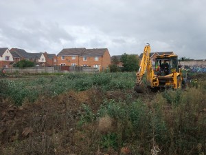 Site Preparation for 25 New Homes in Willenhall, Walsall