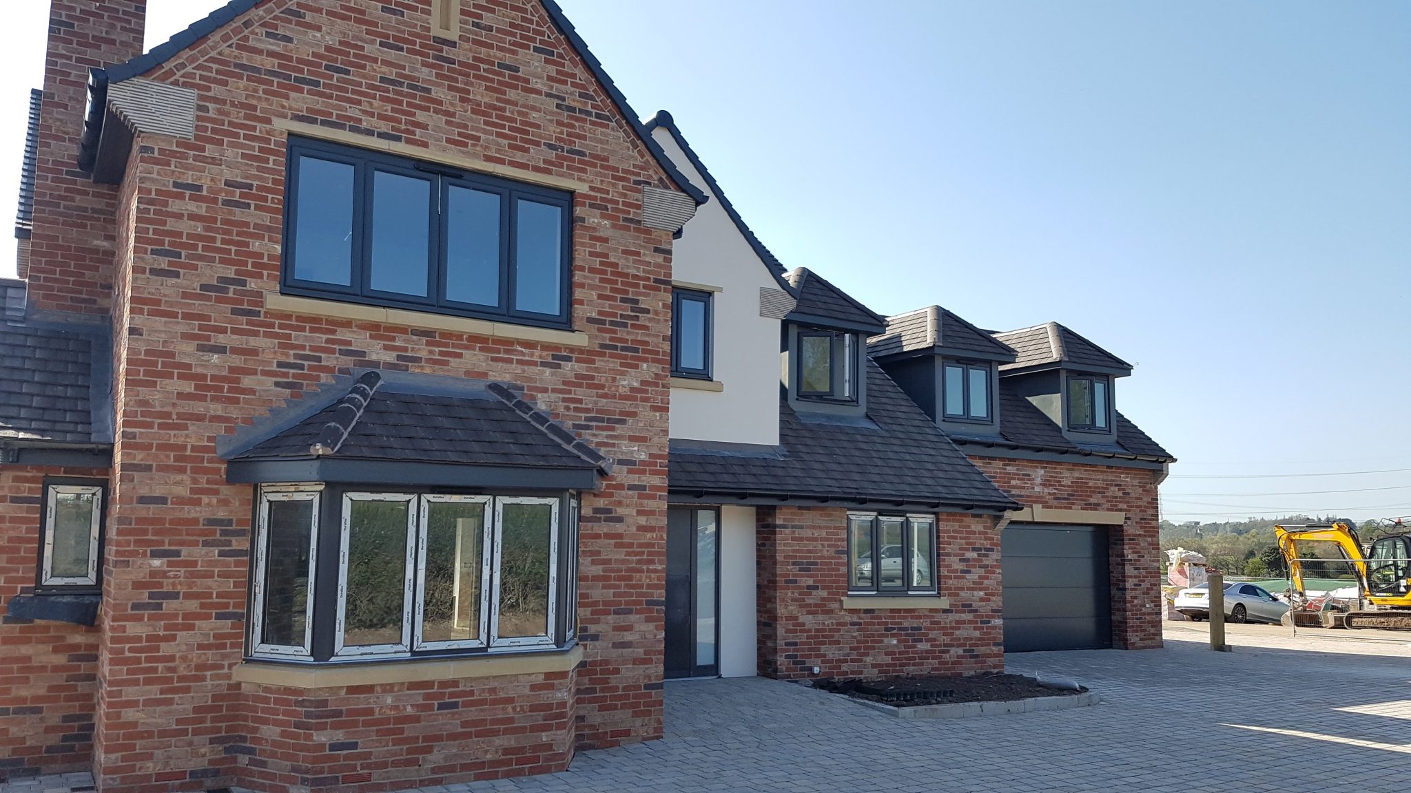 Plot 7 at "The Coppice" gets its drive Wonderful Homes Limited
