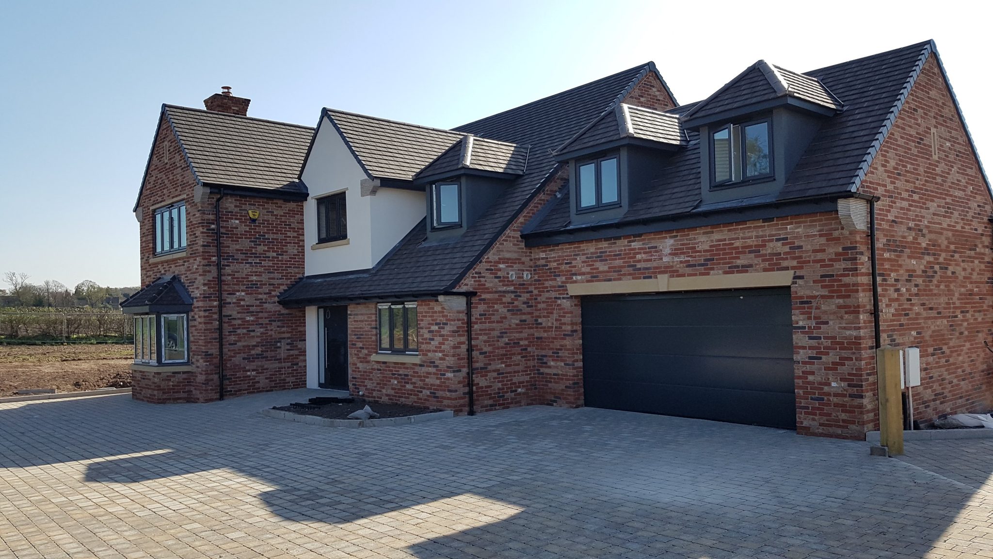 Plot 7 at "The Coppice" gets its drive Wonderful Homes Limited